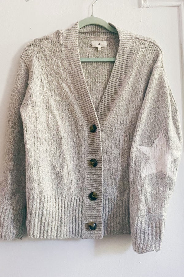 NEW NWOT Lou & Grey cardigan sweater gray marked s | Nuuly Thrift