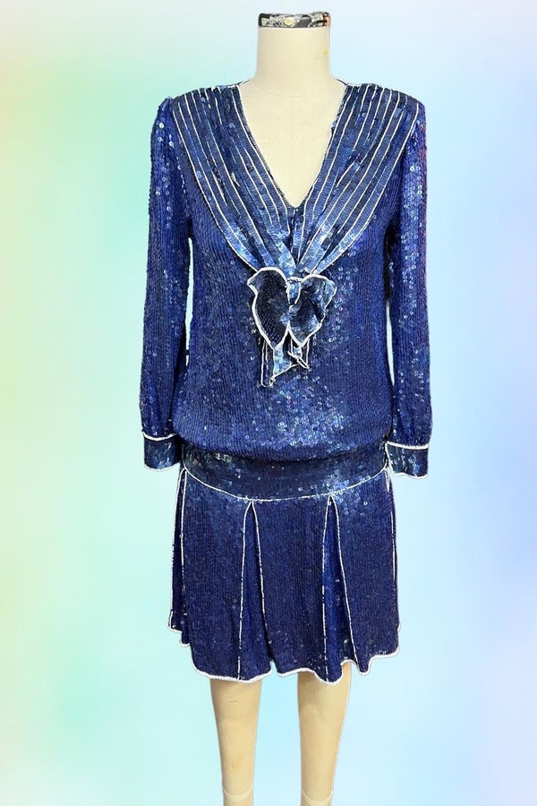 1920s flapper inspired dress