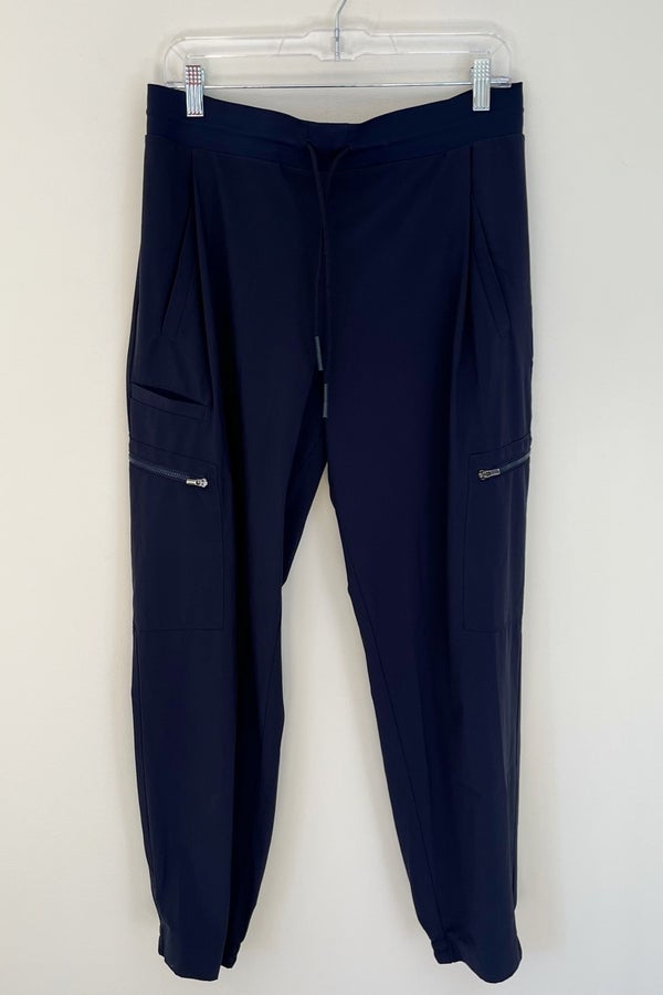Athleta Venture Activewear Jogger Pants Navy Blue Nuuly Thrift