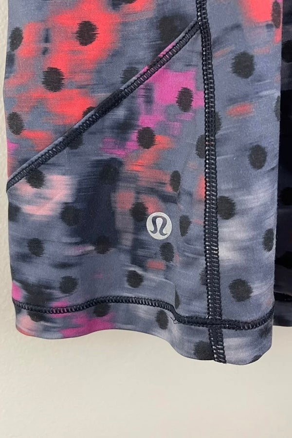 LULULEMON Windy Blooms Regal Plum Polka Dot Kanto