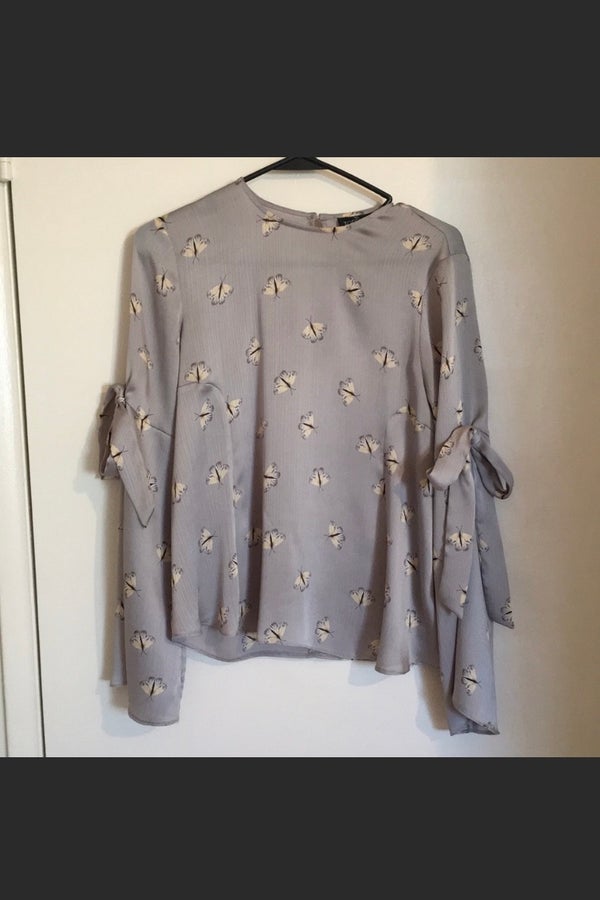 Topshop Butterfly Blouse