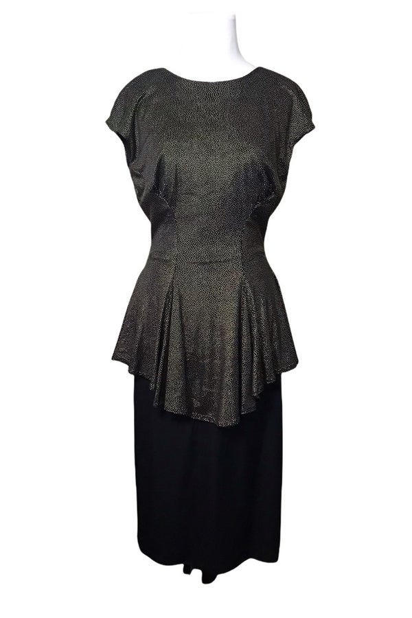 Vintage on sale peplum dress