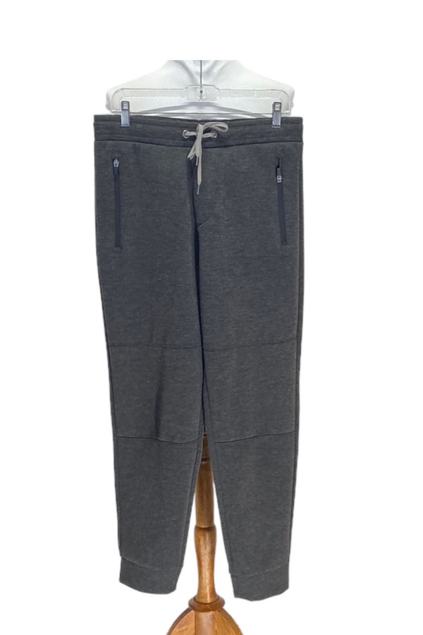 Aeropostale Sweatpants Size Small S Gray Mens Drawstring Zipper Pocket