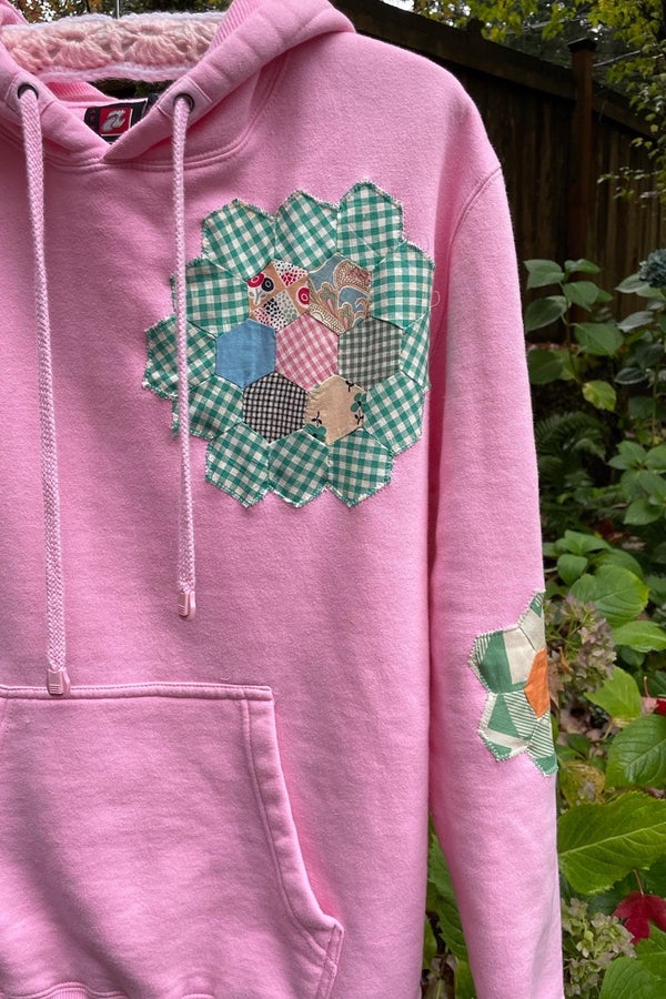 QUILT HOODIES ONLINE NOW #sewing #thrifted #quilts #fyp