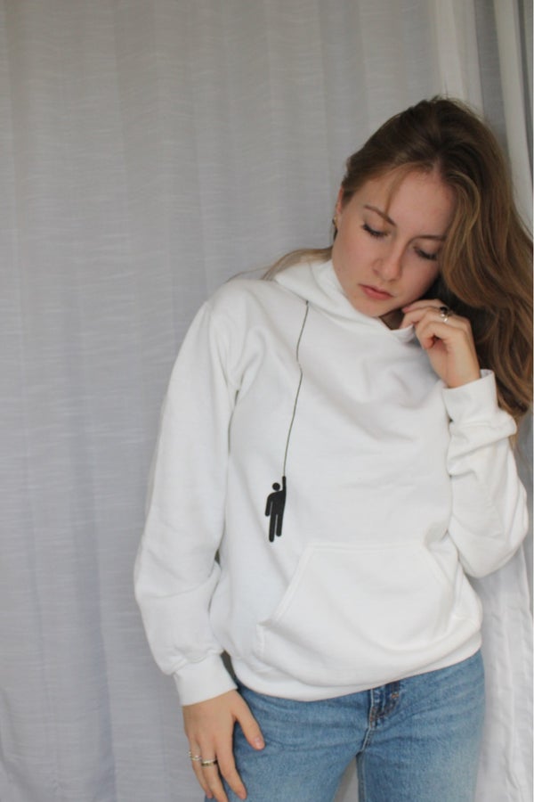 White 2025 blohsh hoodie