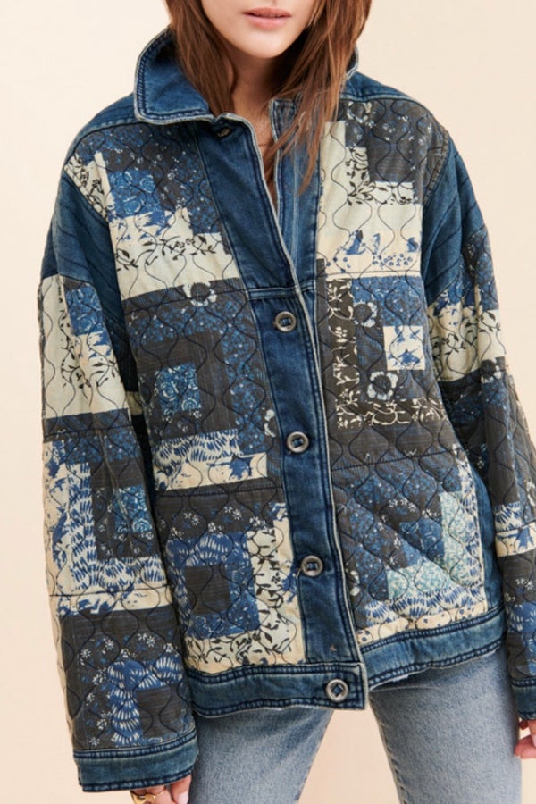 Free People Pieced Together Jacket, S 