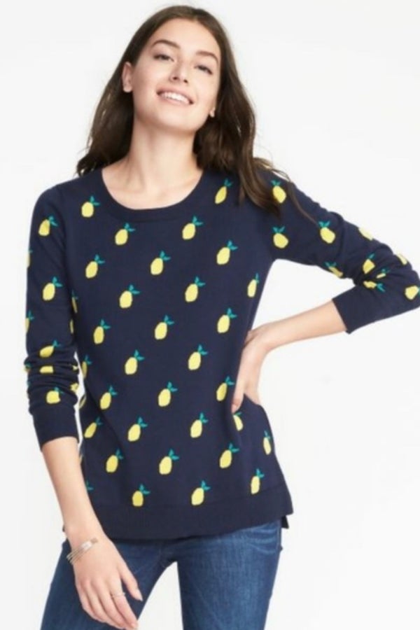 Old Navy Lemon Sweater Nuuly Thrift