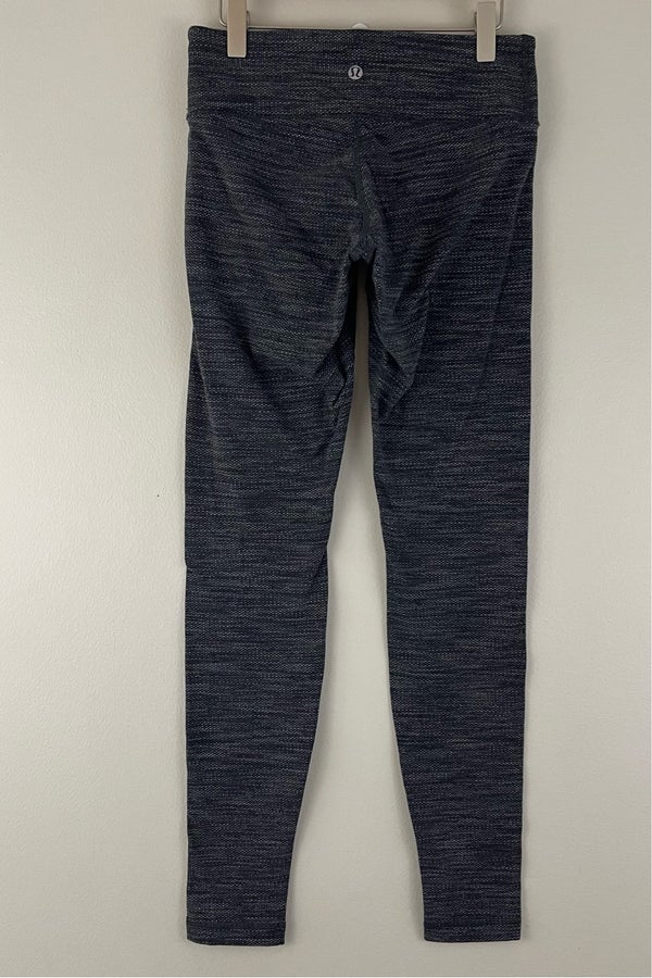 LULULEMON Diamond Jacquard Space Dye Black Slate W