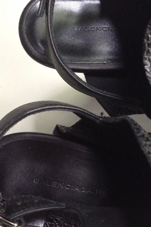 Black clearance sparkly balenciaga's