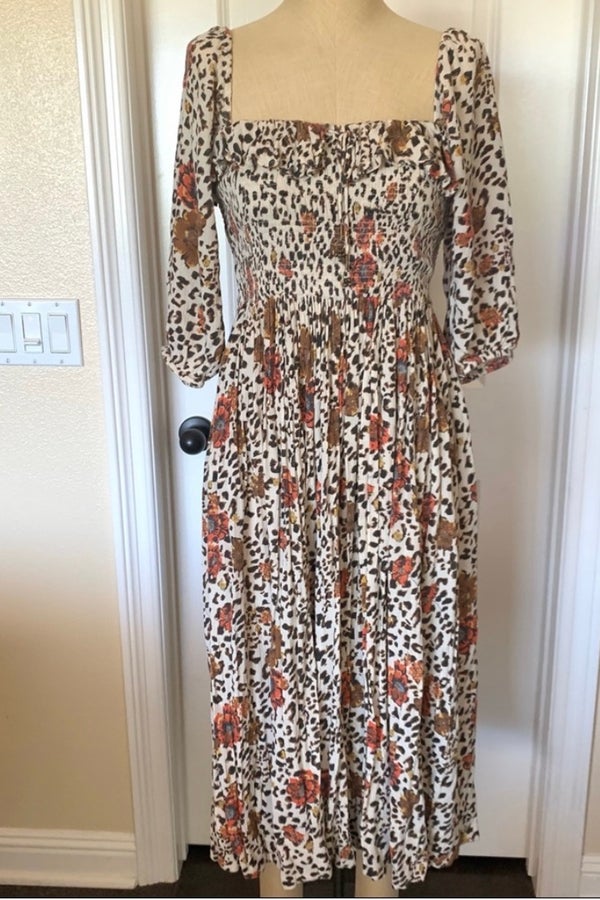 Free People Printed Oasis Midi Dress | Nuuly Thrift