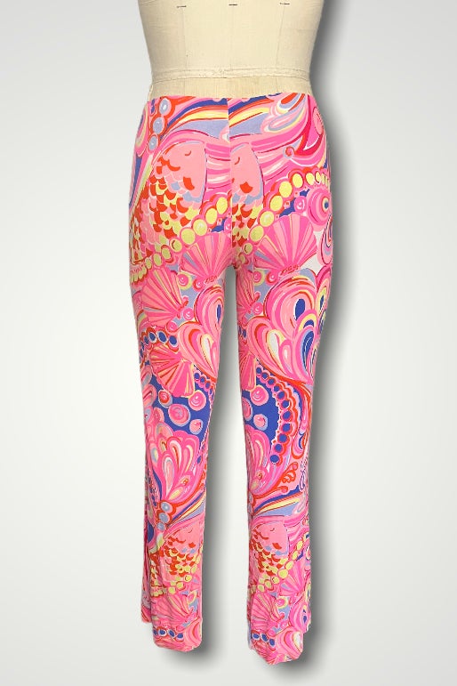 Lilly Pulitzer stretch print pants 
