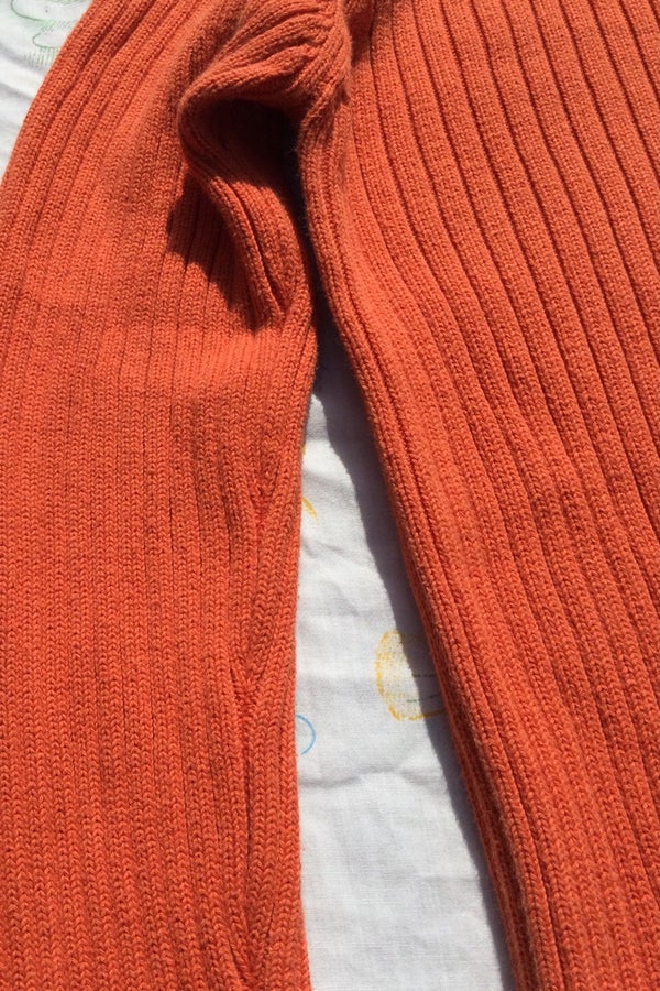 old navy orange turtleneck