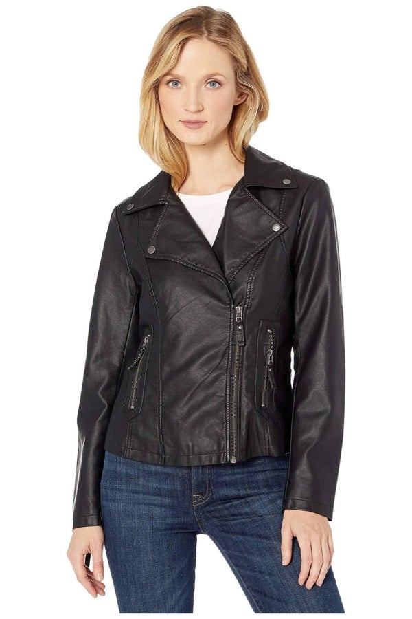 Max Studio Faux Leather Jacket | Nuuly Thrift