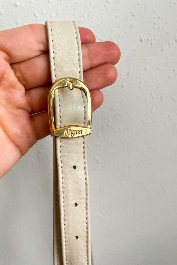 Vintage Etienne Aigner leather crossbody bag - mes