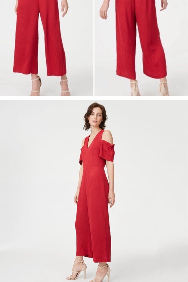 club monaco red jumpsuit