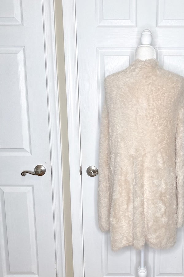 Free people outlet faux fur cardi