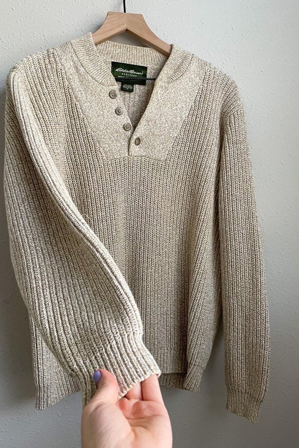 Eddie bauer shop henley sweater