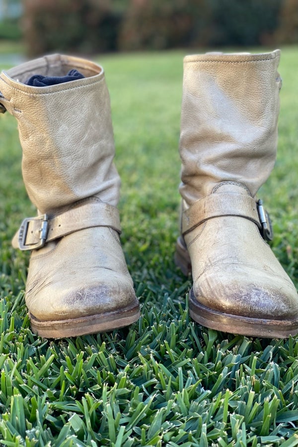 Frye cheap grey booties