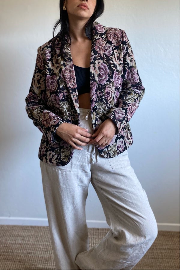 By Anthropologie Floral Jacket