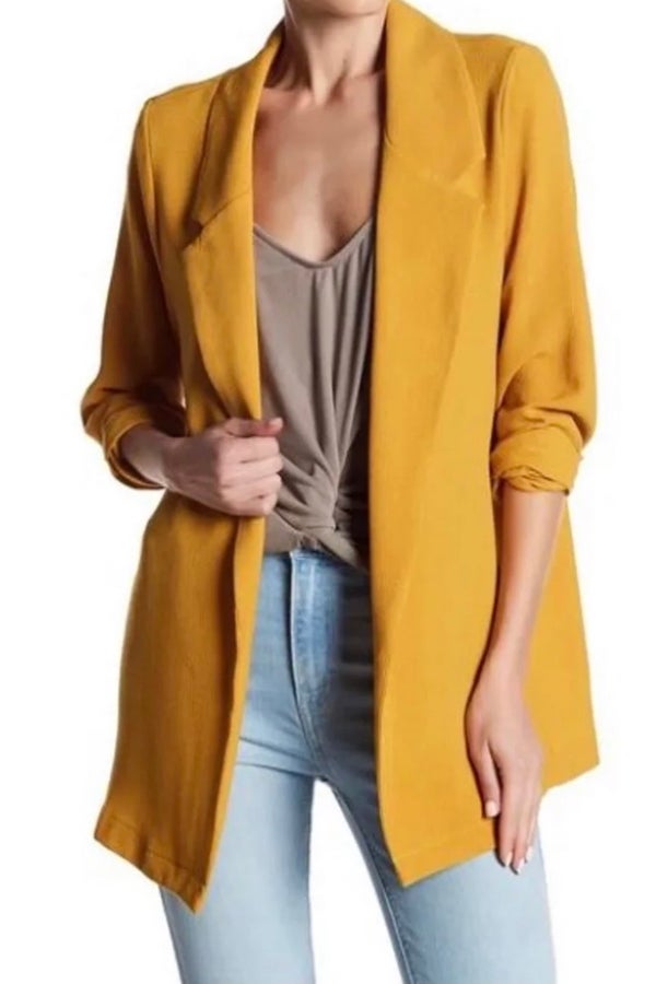 lush crepe blazer