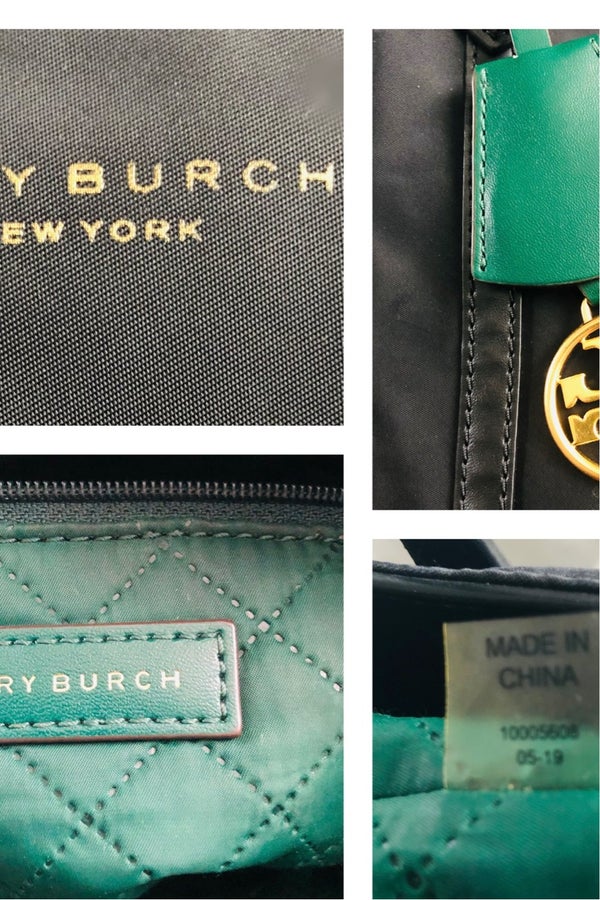 Tory Burch Perry Mini Nylon Crossbody Bag in Black