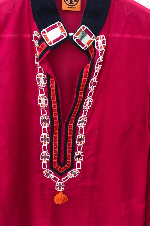 Tory Burch Beaded Tunic Top | Nuuly Thrift
