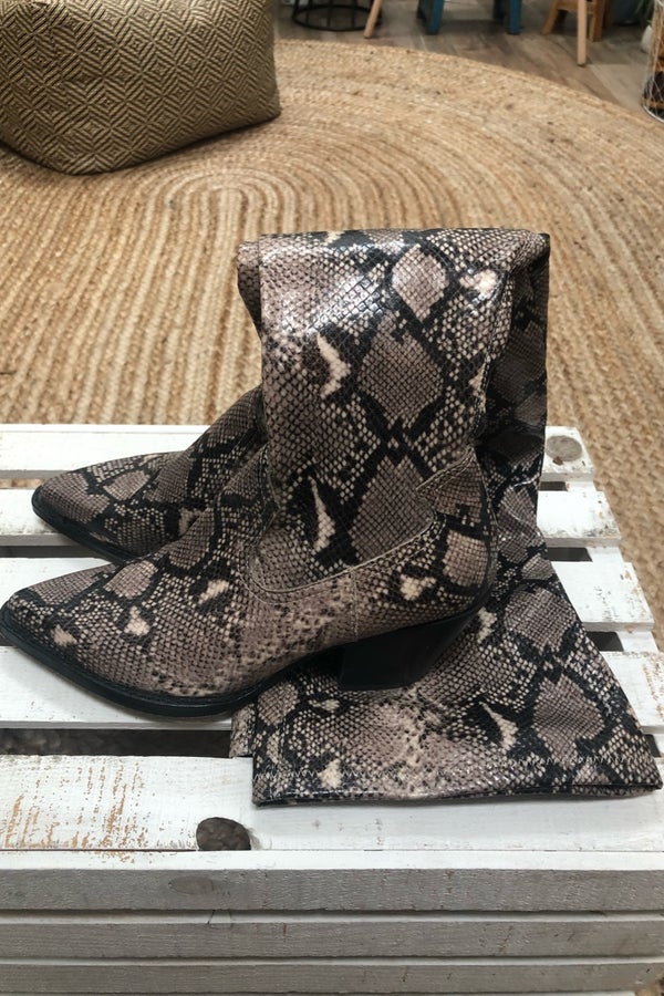 Dolce vita snake print booties cheap
