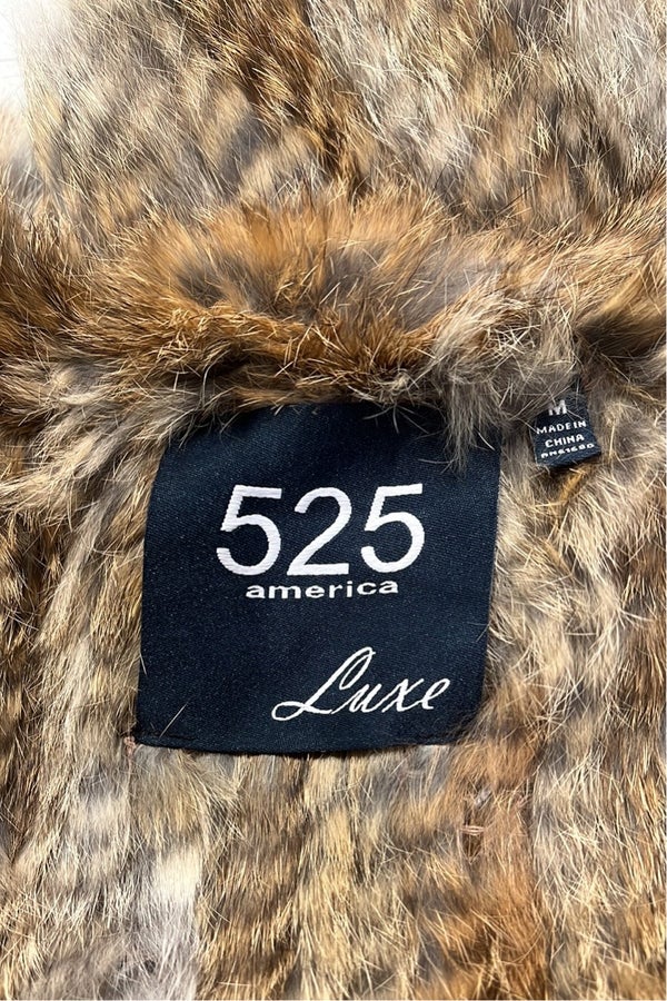 525 America Rabbit Fur Vest Medium