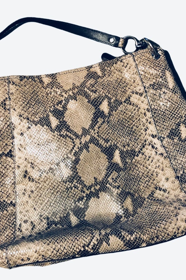 Black and White Python Handbag Purse Designer Doop for Sale in Dallas, TX -  OfferUp