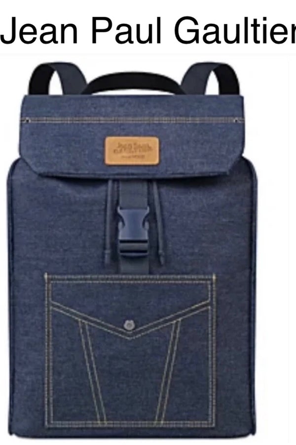 Jean Paul Gaultier denim backpack | Nuuly Thrift