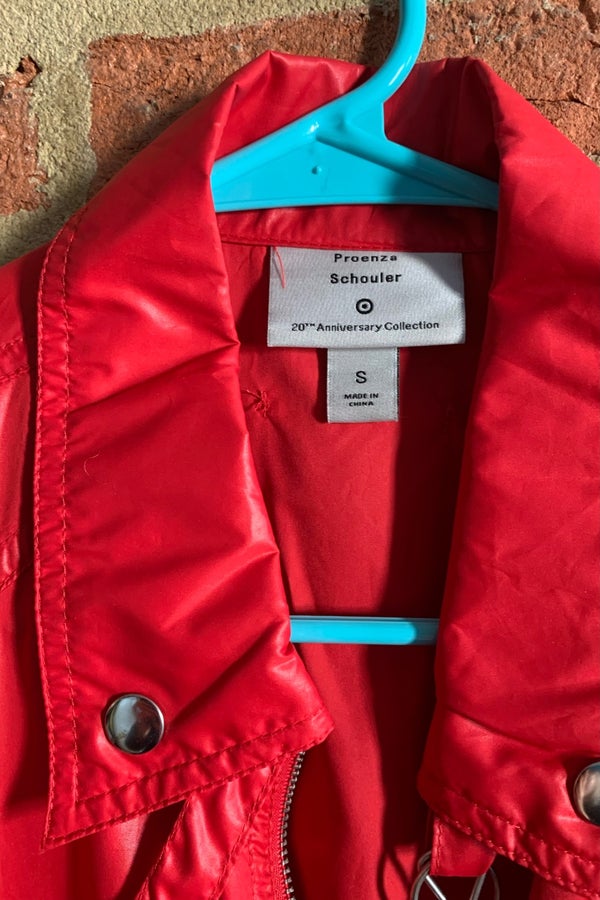 Proenza Schouler for Target Red Moto Windbreaker