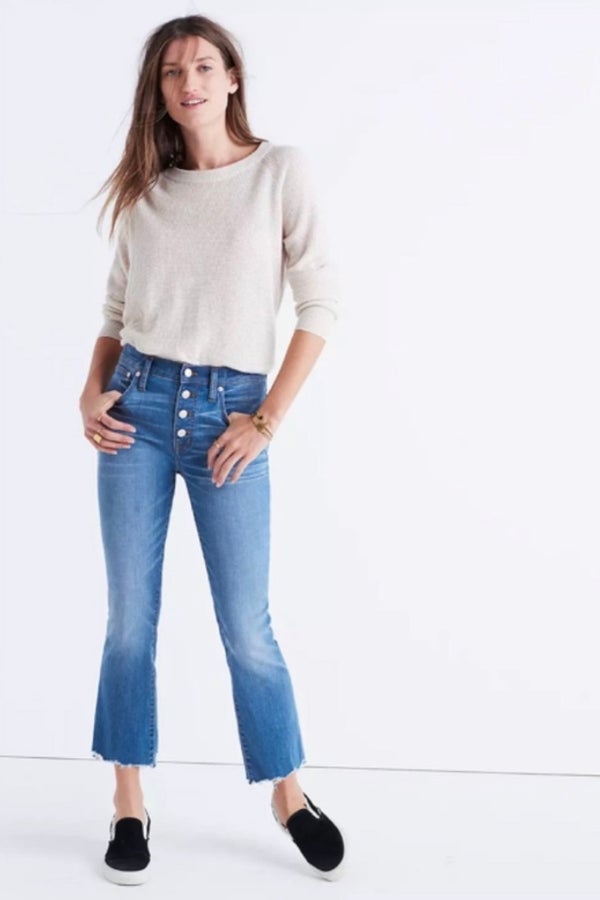 Madewell Cali Demi Boot Chewed Hem 