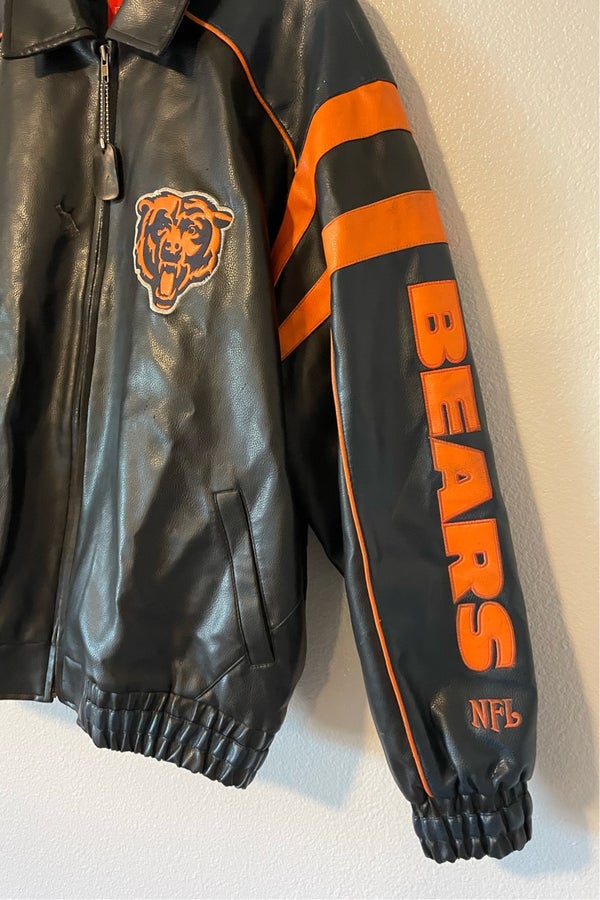 NFL Chicago Bears Faux Leather Jacket 