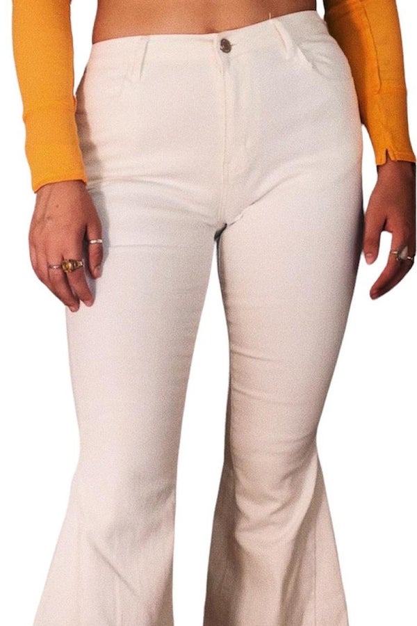 Altar'd State white flare jeans