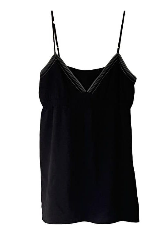 Twelfth St by Cynthia Vincent Black Silk Camisole | Nuuly Thrift