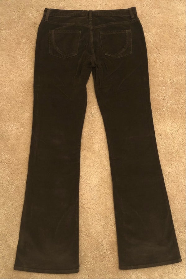 Y2K Tommy Hilfiger Corduroy Pants Women's 14 Flare Leg High rise Bootcut  Black