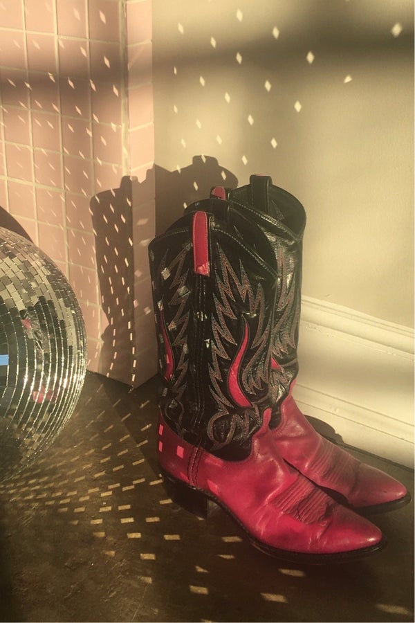 Inlay hot sale cowboy boots