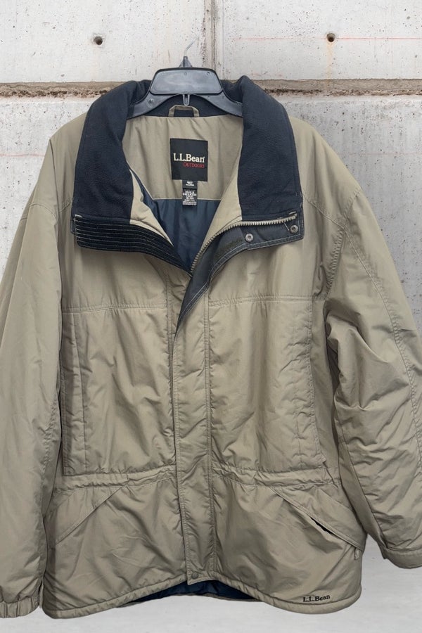 LL Bean Outdoors Parka Primaloft Jacket Mens Size 2XL TALL Winter Ski OHJ99  Mint