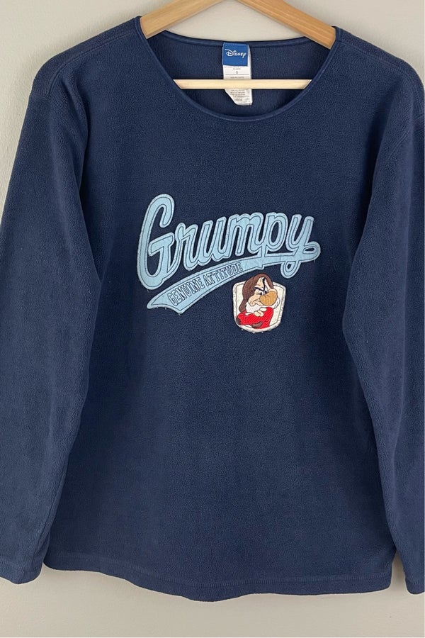 DISNEY Vintage Y2K Navy Blue Grumpy Genuine Attitu | Nuuly Thrift