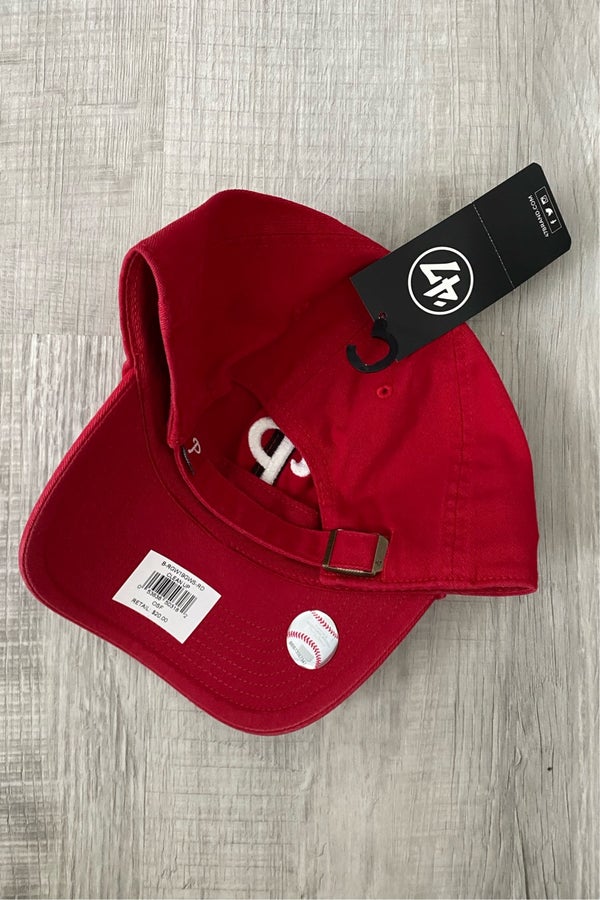 Philadelphia Phillies '47 Clean Up Adjustable Hat - Red