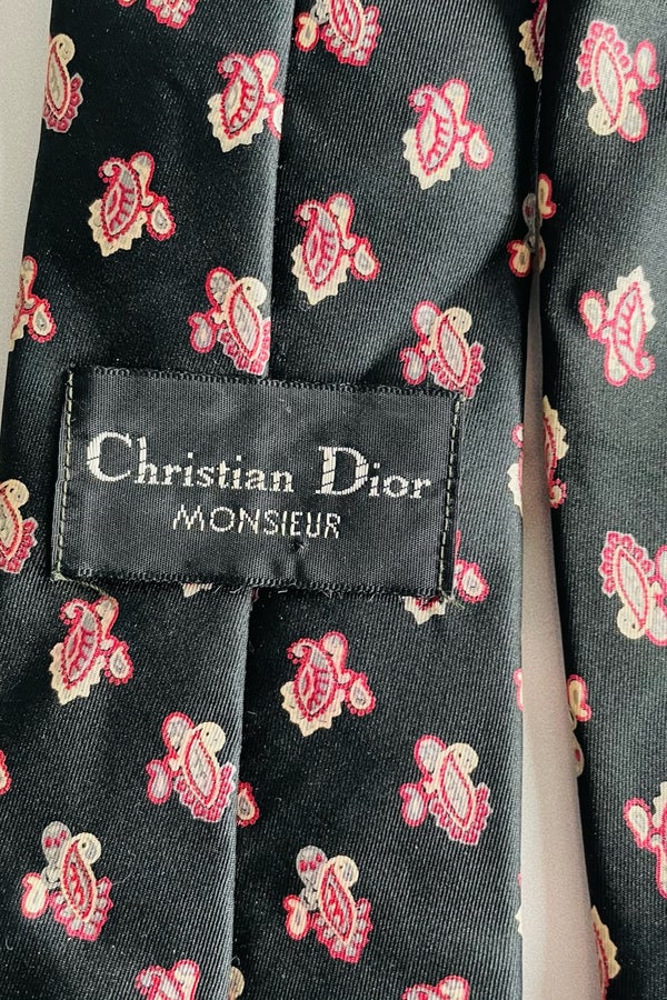 Vintage christian discount dior monsieur tie