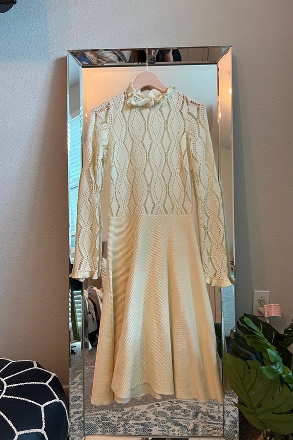 Chloe Pointelle-knit dress | Nuuly Thrift
