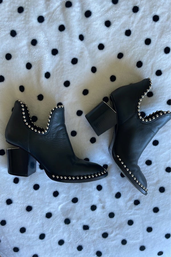 Alexander wang hotsell leopard booties