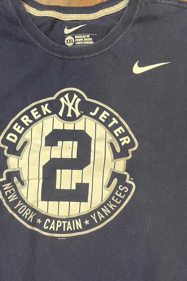 nike jeter logo shirt