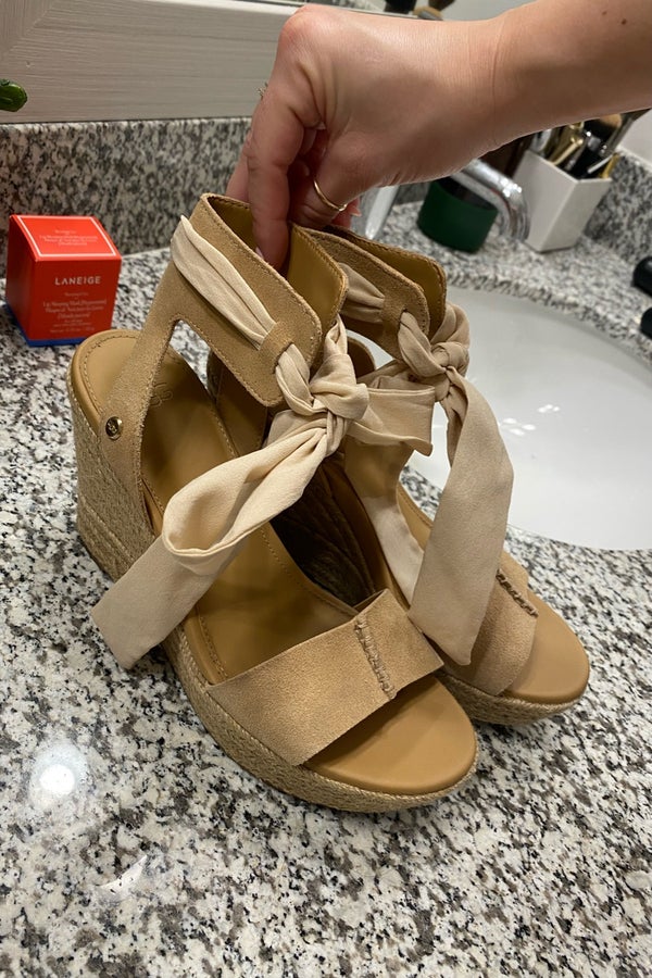 Ugg bowtie wedge heels | Nuuly Thrift