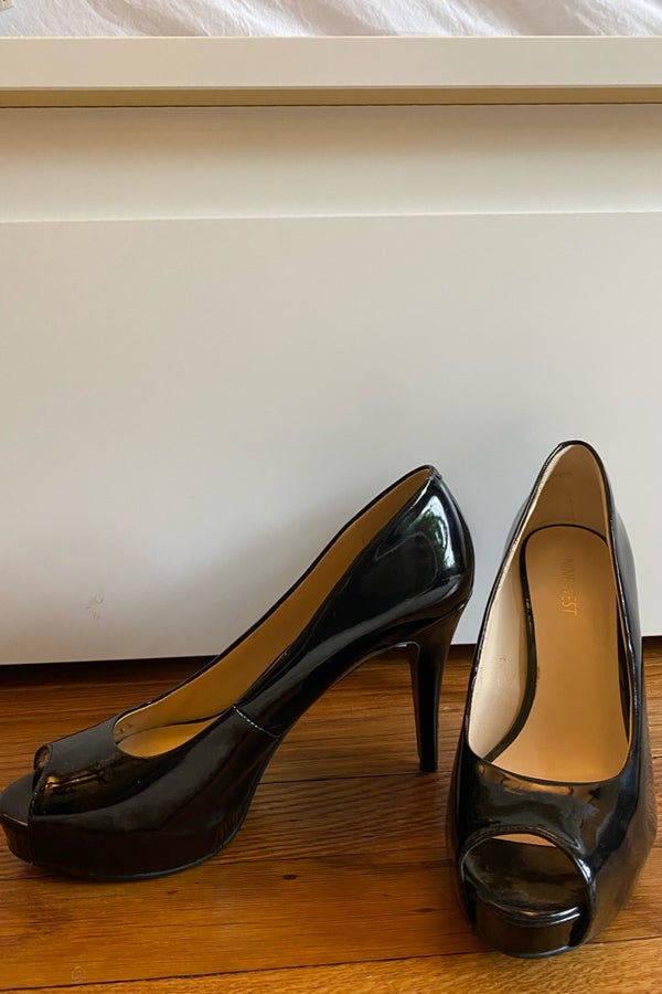 Women’s Nine West Black Patent Pumps, Size 8 | Nuuly Thrift