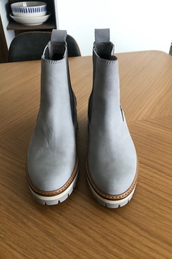 Grey timberland chelsea on sale boots