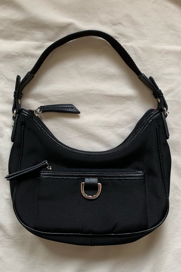 Y2k Black Baguette Bag, Really cute little purse.
