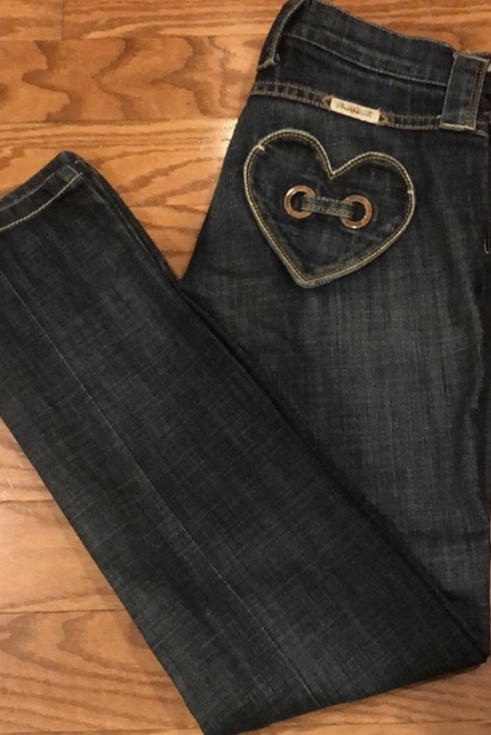 Tekstforfatter Kan Bygger Frankie B. Heart Pocket Jeans | Nuuly Thrift