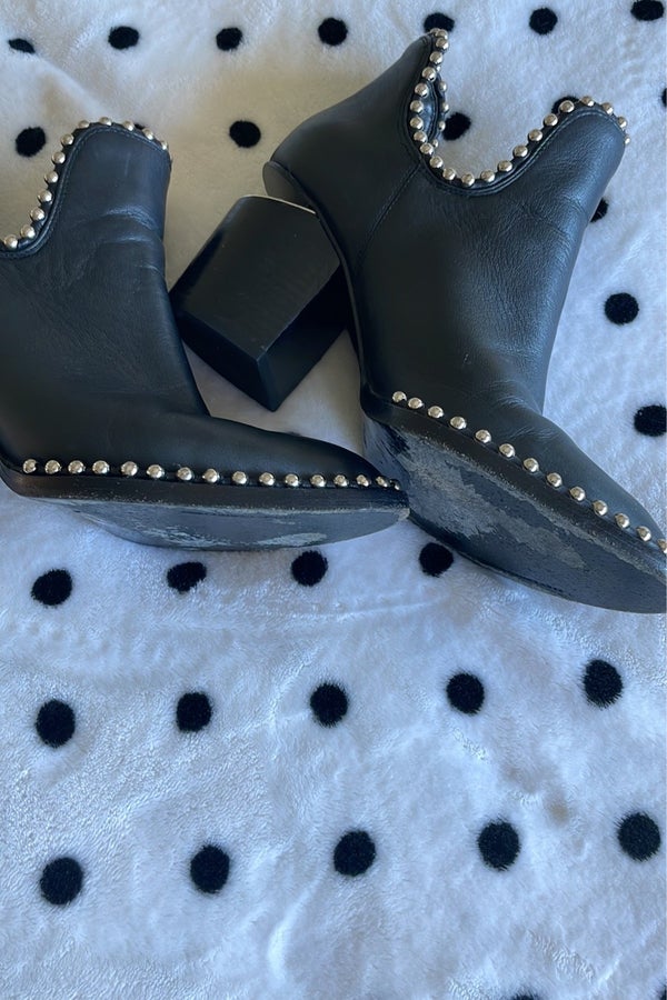 Alexander wang outlet studded booties